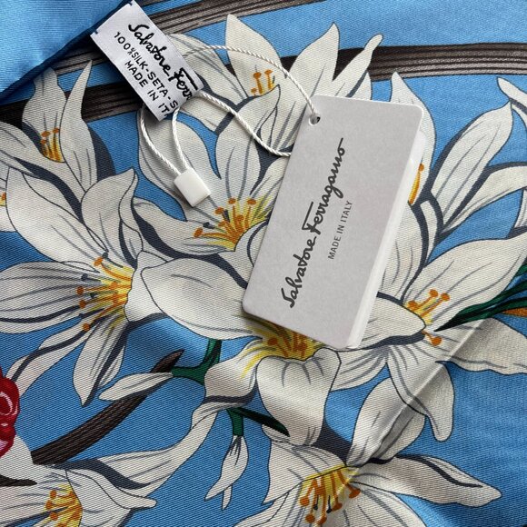 Salvatore Ferragamo Silk Scarf - Picture 9 of 15